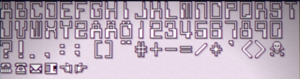 Fonts for a demo